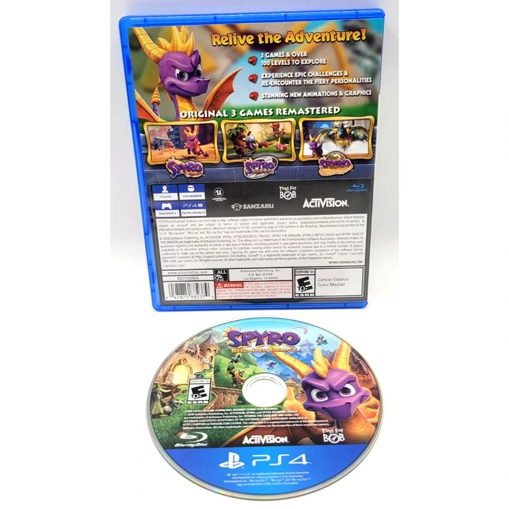Spyro Reignited Trilogy (Sony PlayStation 4) COMPLETE‎ IN BOX CIB